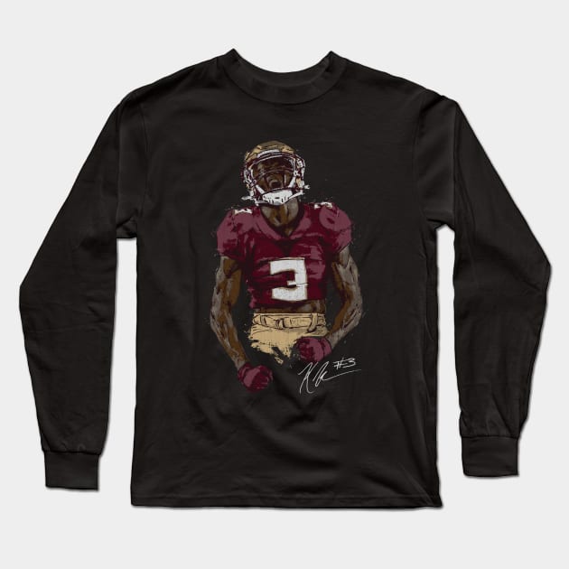 Kevin Knowles II College Illustration Long Sleeve T-Shirt by ClarityMacaws